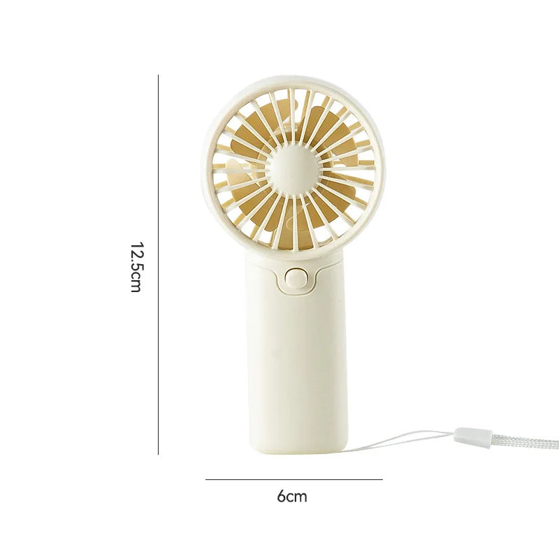 MEET SUN Portable Fan Convenient Creative Small Fan Pocket Hand-held Fan Lightweight AAA Battery Handheld Mini Fan Air Coolers