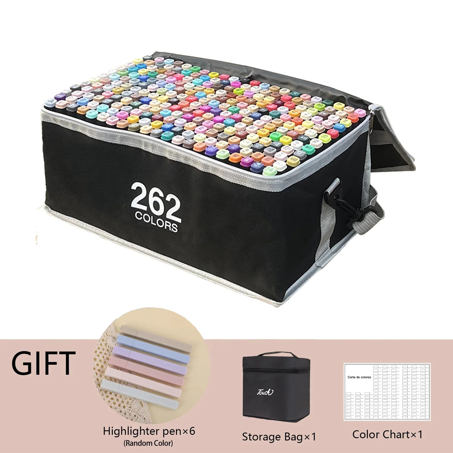 24/36/48/60/80/120/168/262 Colors Alcohol Drawing Markers Dual Tip Permanent Art Sketch Markers for Illustration School Supplied