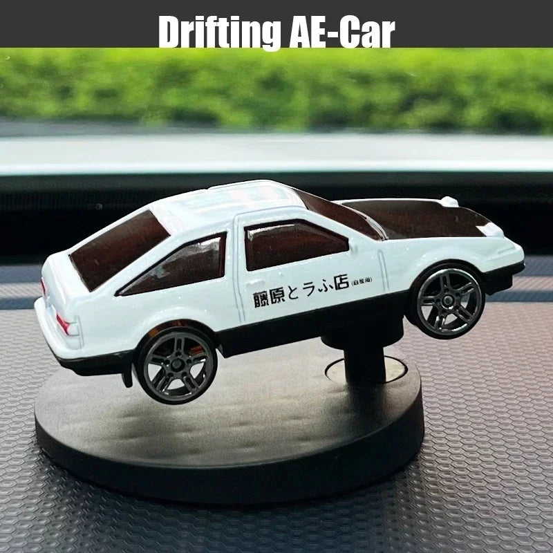 Sports Car Drift Rotating Car Decor Auto Dashboard Turning Racing Model Decoration Car Individuality Center Console Decoration