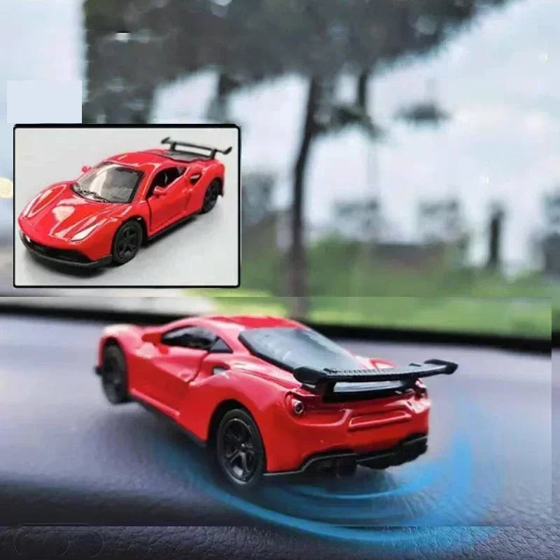 Sports Car Drift Rotating Car Decor Auto Dashboard Turning Racing Model Decoration Car Individuality Center Console Decoration